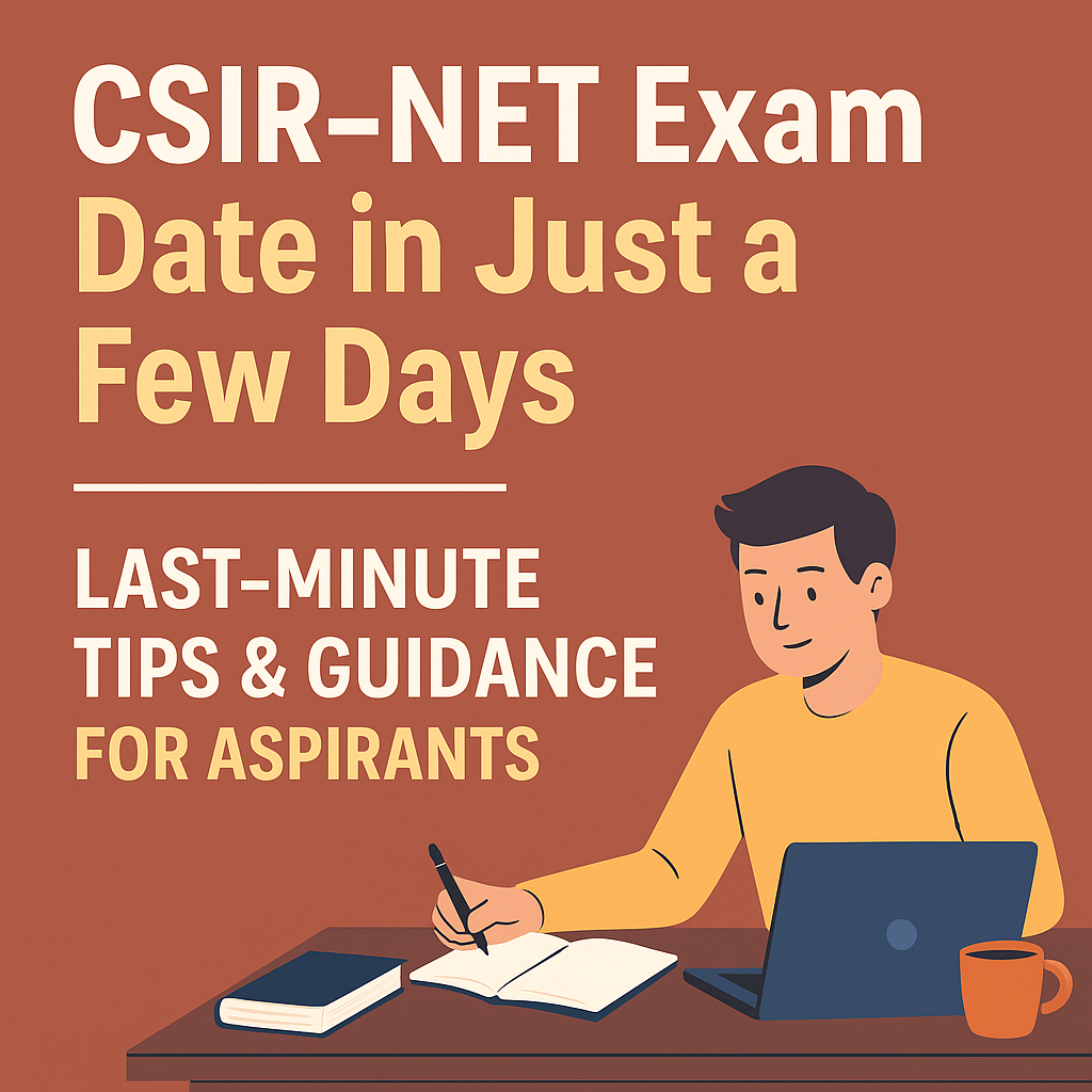 You are currently viewing Final Countdown to CSIR-NET: Last-Minute Tips & Guidance from Experts at GATEIIT