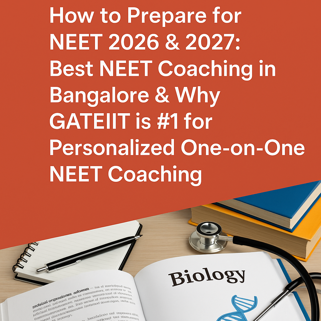 You are currently viewing How to Prepare for NEET 2026 & 2027: Best NEET Coaching in Bangalore & Why GATEIIT is #1 for Personalized One-on-One NEET Coaching