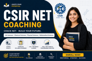 Read more about the article CSIR NET Coaching for Beginners & Advanced Students