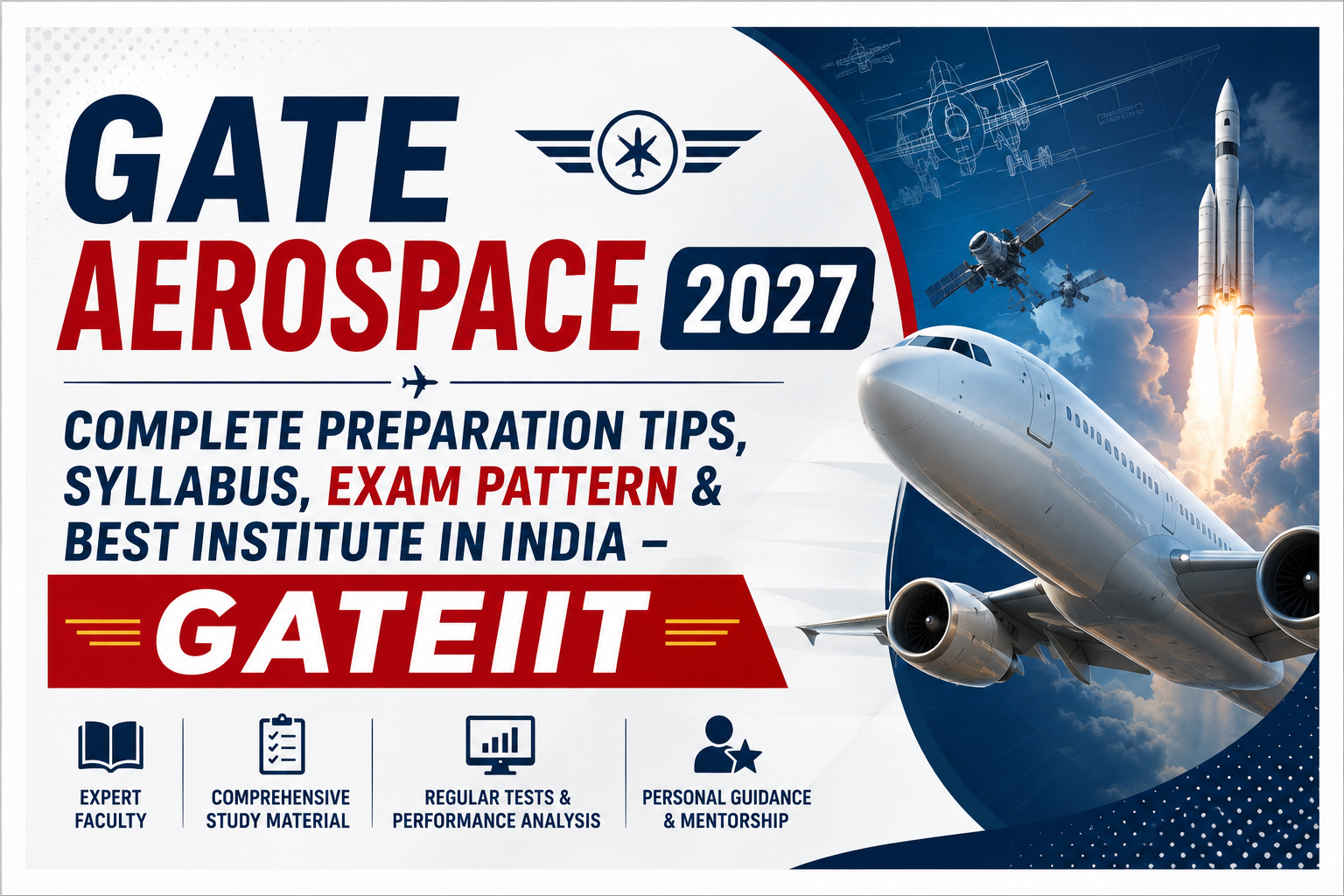 You are currently viewing GATE Aerospace 2027: Complete Preparation Tips, Syllabus, Exam Pattern & Best Institute in India – GATEIIT
