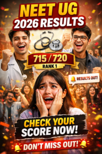 Read more about the article NEET UG 2026 Results Announced: Insights, Trends, and Guidance for Future Aspirants