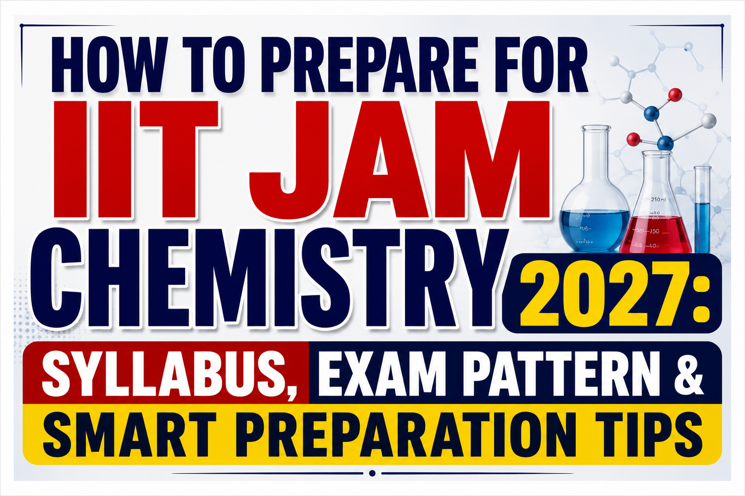 You are currently viewing How to Prepare for IIT JAM Chemistry 2027: Syllabus, Exam Pattern & Smart Preparation Tips