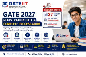 Read more about the article GATE 2027 Registration Date, Application Process, Eligibility, Fees, Documents and Exam Details – Complete Guide