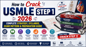 Read more about the article How to Crack USMLE Step 1 2026: Complete Strategy, Syllabus, Exam Pattern & Preparation Guide