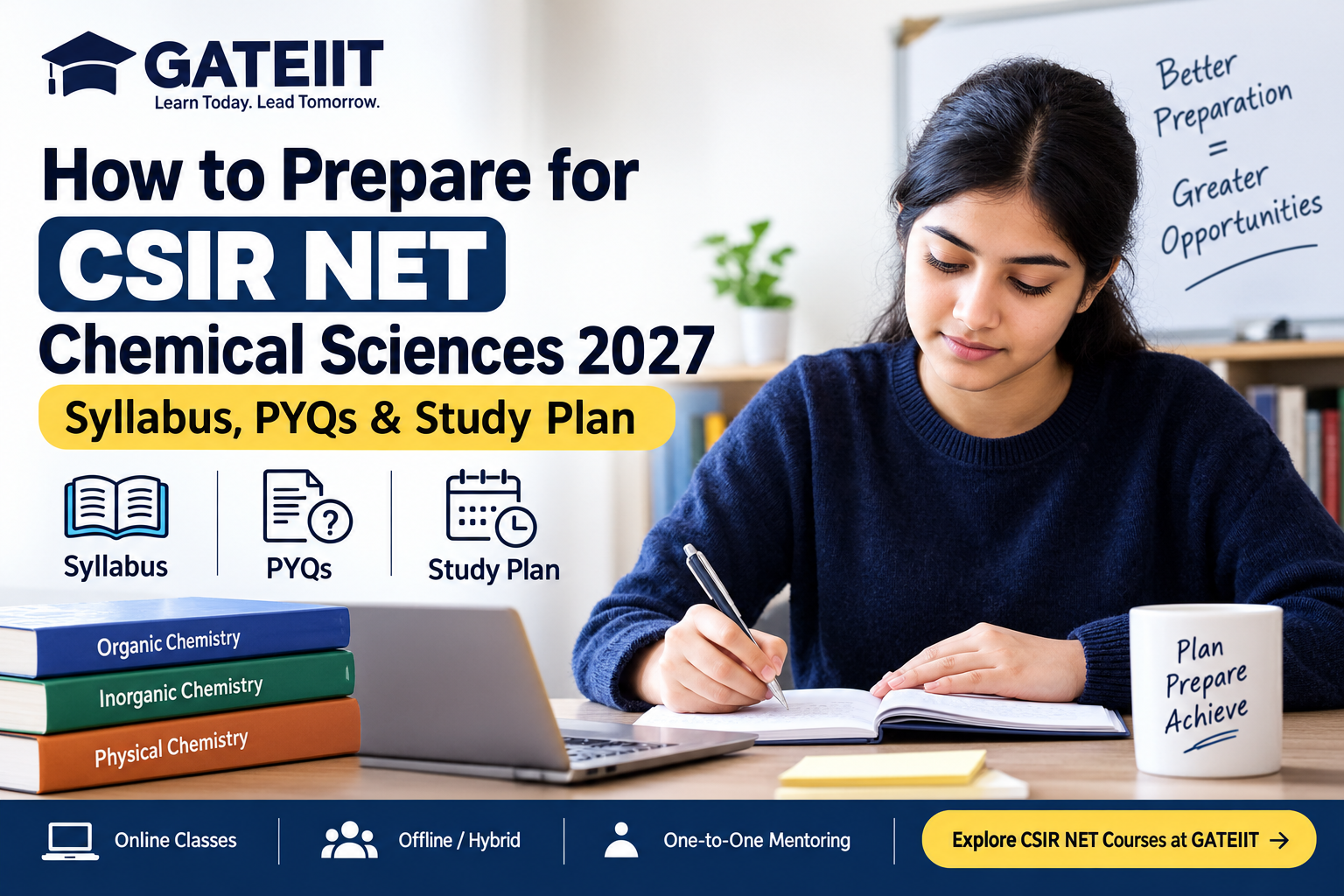Read more about the article How to Prepare for CSIR NET Chemical Sciences 2027: Syllabus, PYQs & Study Plan