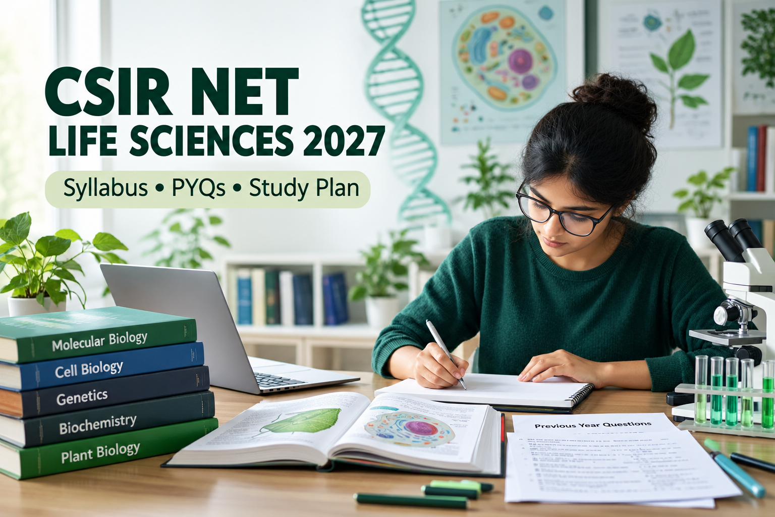 Read more about the article How to Prepare for CSIR NET Life Sciences 2027: Syllabus, PYQs & Study Plan