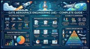 Read more about the article GATE Aerospace Engineering (AE) 2027: Complete Preparation Guide, Syllabus, Exam Pattern, Eligibility, Admissions, Career Opportunities & Coaching