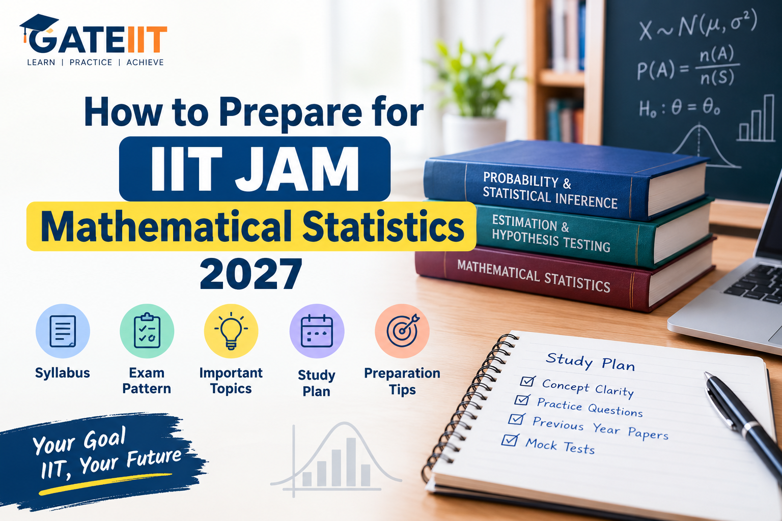 You are currently viewing How to Prepare for IIT JAM Mathematical Statistics 2027: Syllabus, Exam Pattern, Important Topics & Preparation Strategy